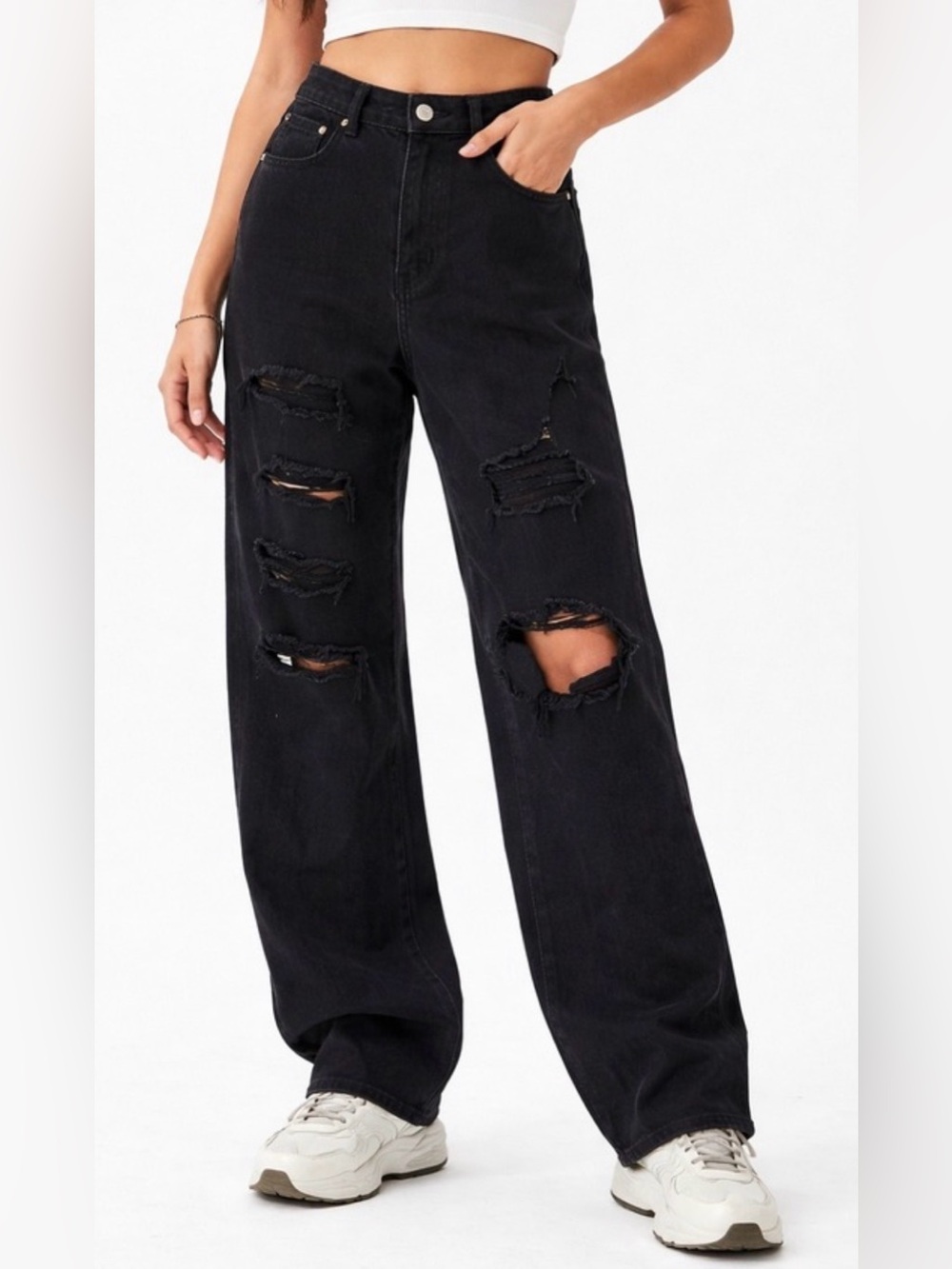 PacSun NWT black baggy jeans, size 28